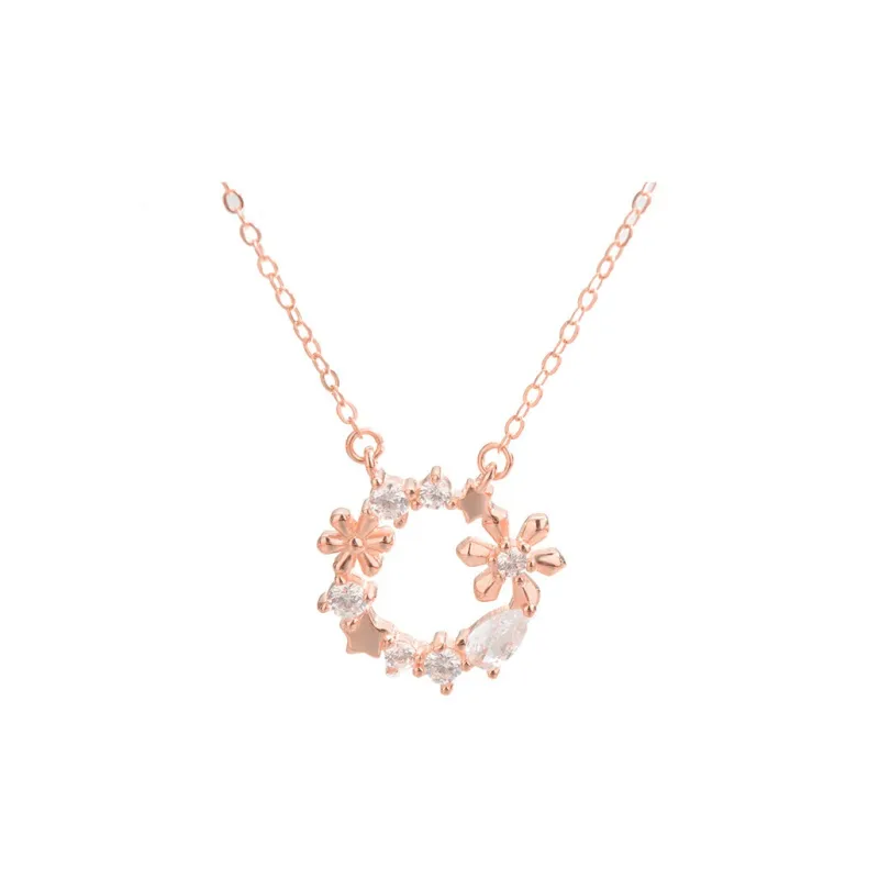 Regalrose 925 Sterling Silver Necklaces Women's Silver-0