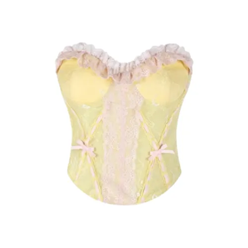 MOUT RECON TAILOR Strapless Top Women's Yellow