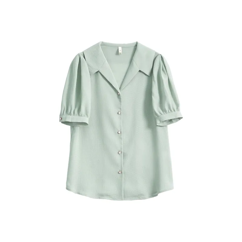 Mambe Shirt Women's Light Green-0