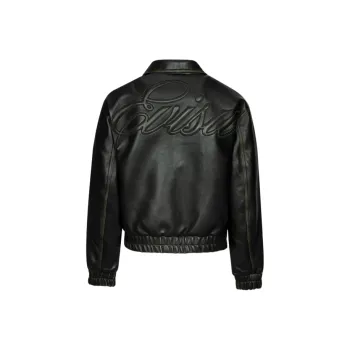 EVISU Leather Coat Women's Black