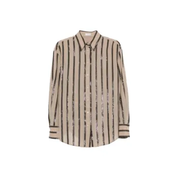 Brunello Cucinelli Sequin stripes Shirt