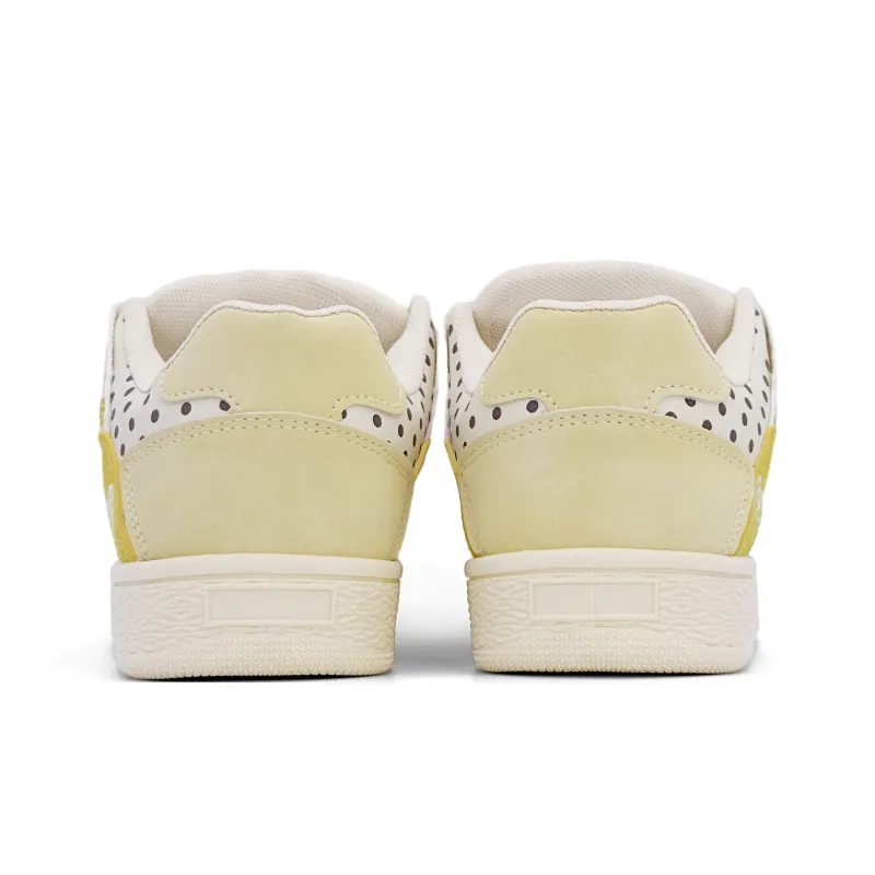 ALI THE FOX Skateboard Shoes Women's Low Top Guava Pink/Light Yellow/Beige Pink/Light Blue-10