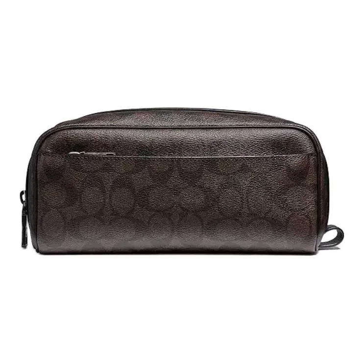 COACH Travel Kit Makeup Bags Brown-1