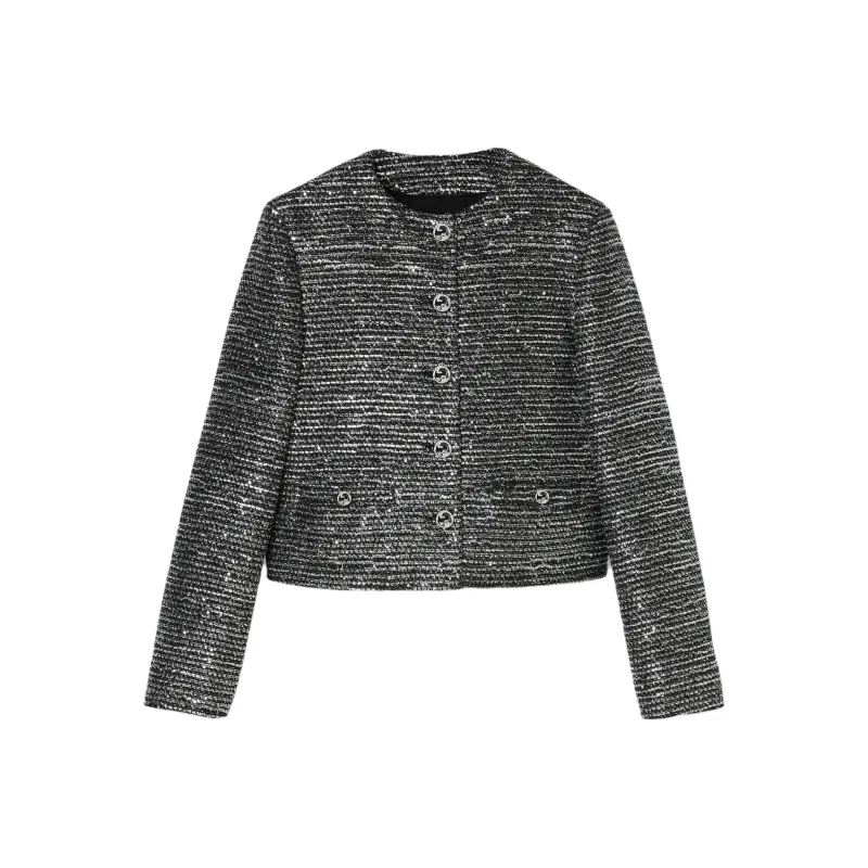 GUCCI Tweed Button Up Jacket-0