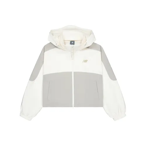 New Balance Running Jackets Coats Women's Ivory White