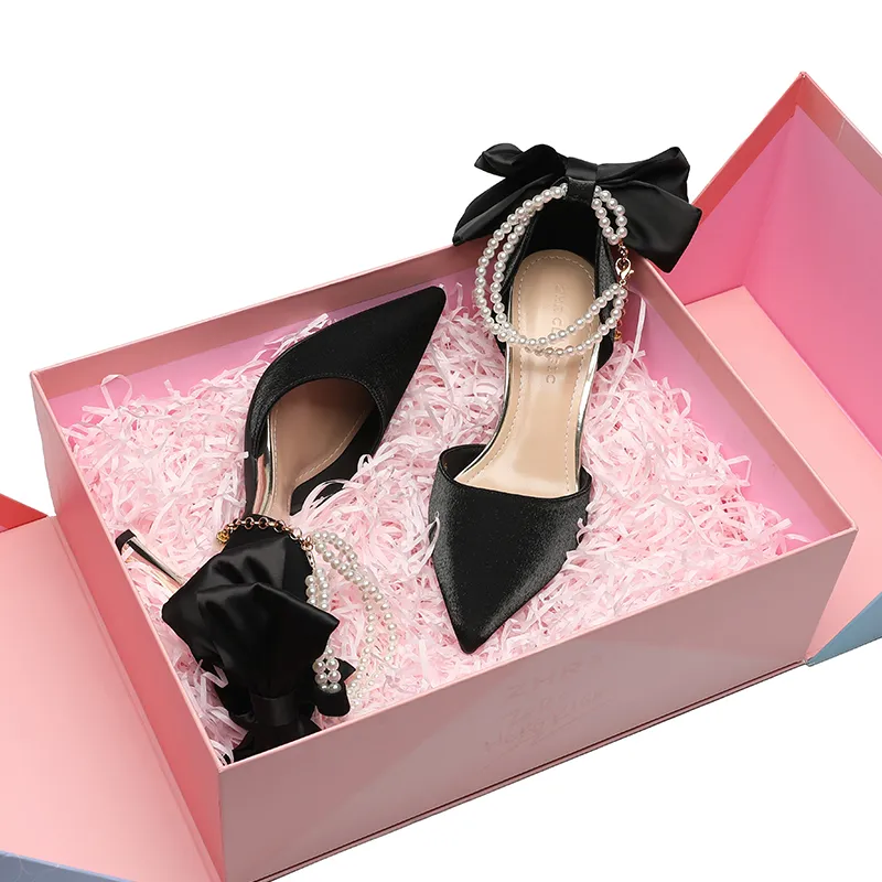 ZHR Slim Heel High Heels 8cm Women's-29