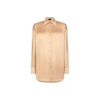 TOM FORD Satin Relaxed Fit Shirt