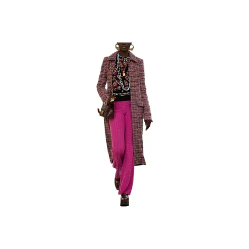 CHANEL Coats Women's Pink