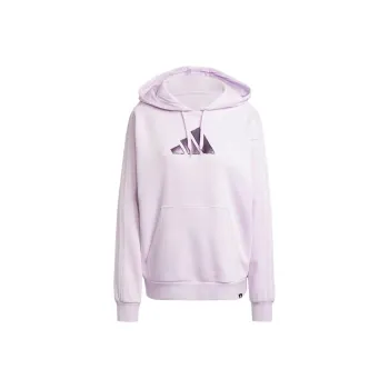 Adidas Free Shipping With AdiClub Holiday Graphic 3 Stripes Oversized Hoodie