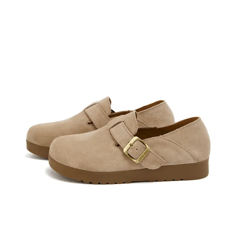 La Chapelle Women's Casual Shoes Low Heel Women's Sand-5