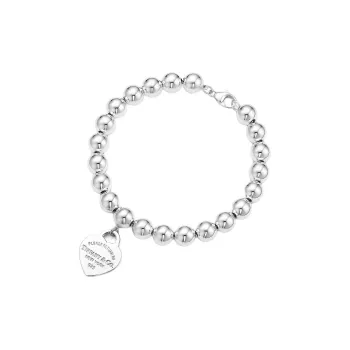 TIFFANY & CO. Sterling Silver Bracelets Unisex Silver