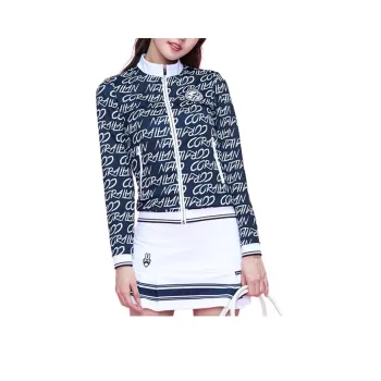 CORALIAN Jacket Women's Navy Blue/White