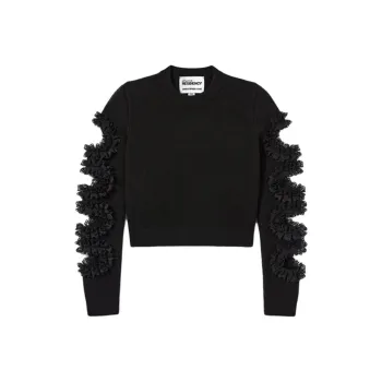 Self portrait Cut Out Lace Detail Jumper