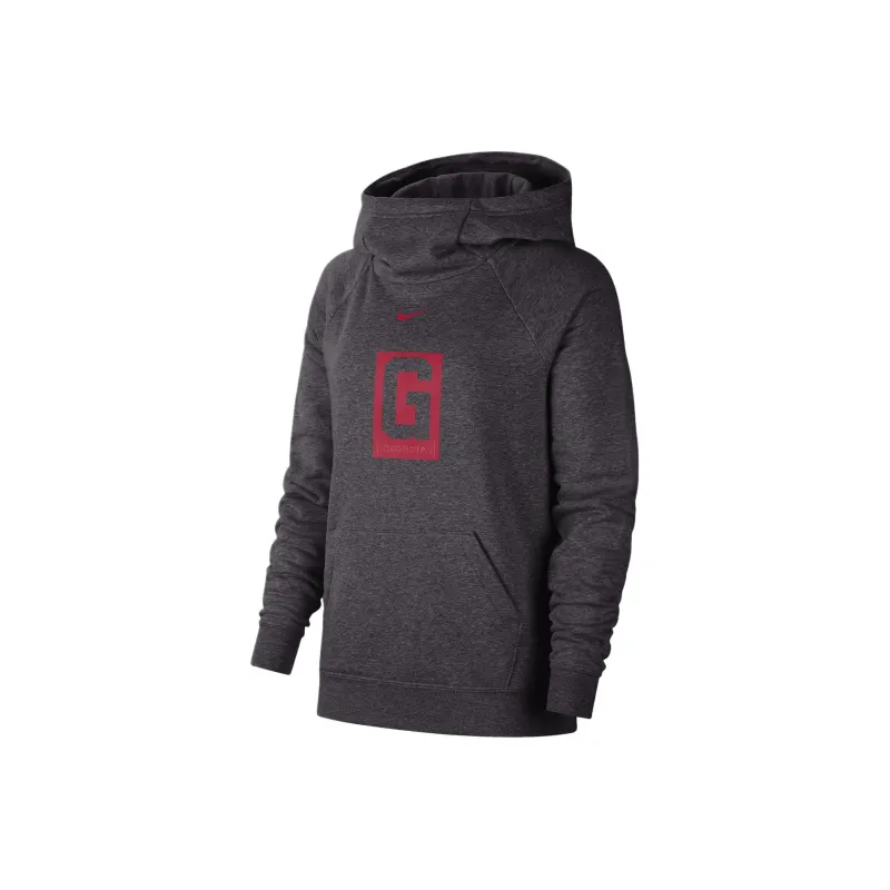 Nike College Essential Georgia Sweatshirt Women's Dark Gray-0