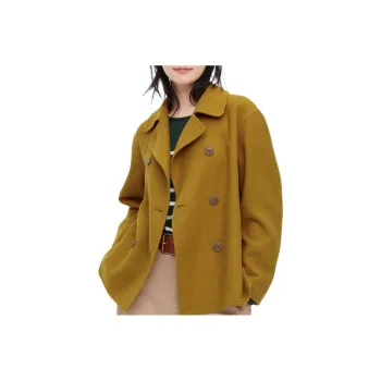 UNIQLO Coats Women's Yellow