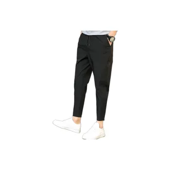 Q ZHIHE Casual Pants Unisex Black
