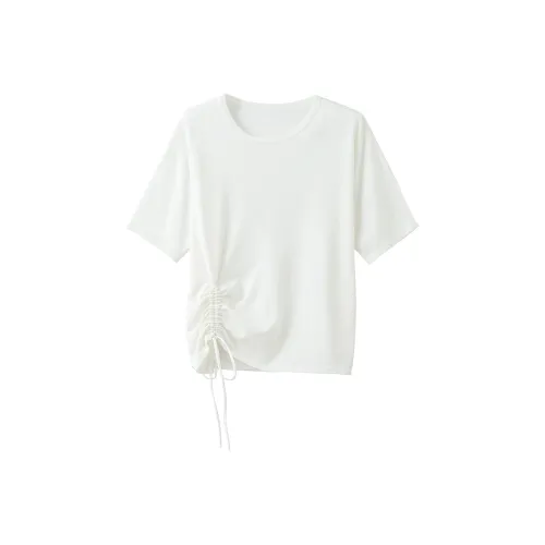 Huagaa Knitwear Women's Bright White