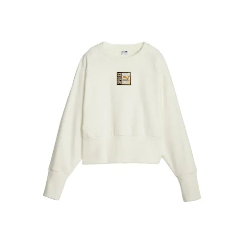 PUMA CLASSICS FORWARD HISTORY CREW Sweatshirt Women's White