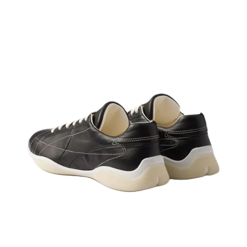 PRADA Low Top Casual Shoes Men's Black-3