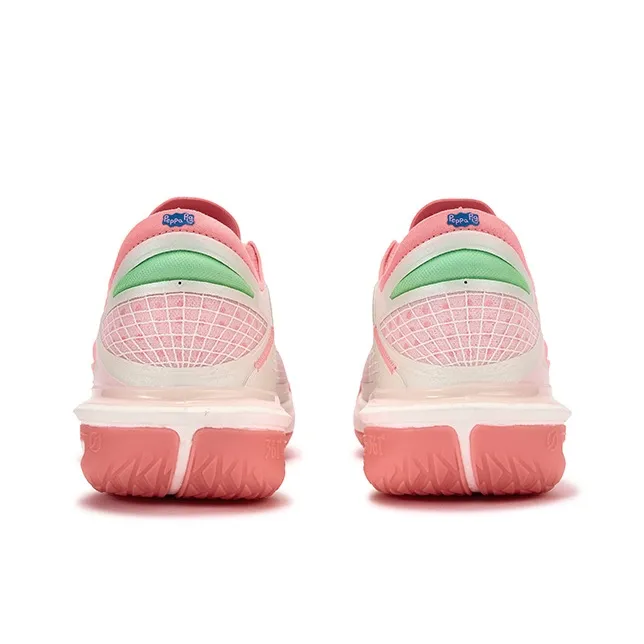 361° Cushioning, Slip Resistant, And Abrasion Resistant Low Top Basketball Shoes Men's Neon Light Coral-3