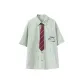 Green Stripes[Shirt+Tie]