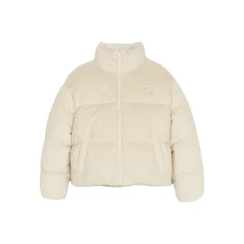 MLB New York Yankees Down Jacket Women's Cream