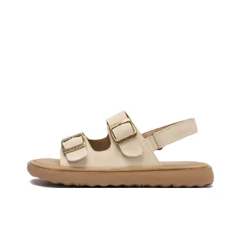 JOSINY Beach Sandals Women's Camel/Ecru