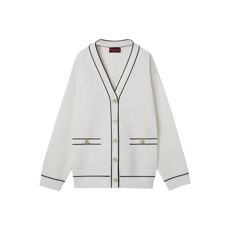 GUCCI Fine Knit Cardigan-0
