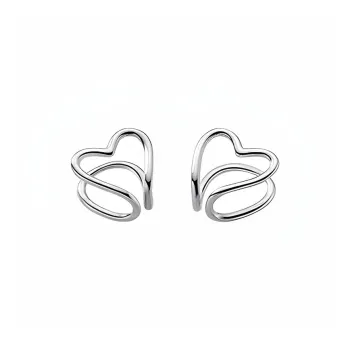 CENTURY&KINDLE S925 Silver Clip On Earrings Women's