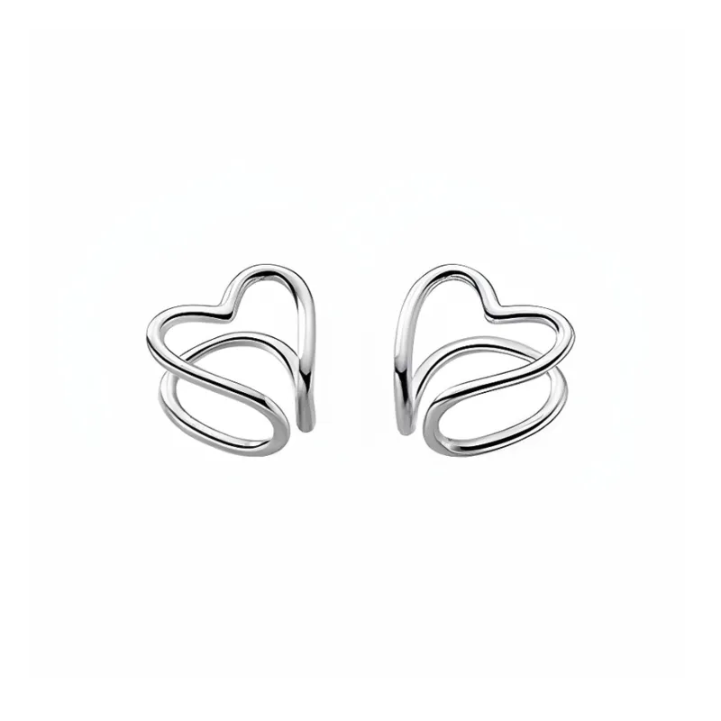 CENTURY&KINDLE S925 Silver Clip On Earrings Women's-0