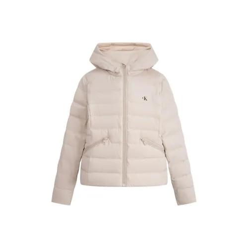 CALVIN KLEIN Down Jacket Women's Ivory White