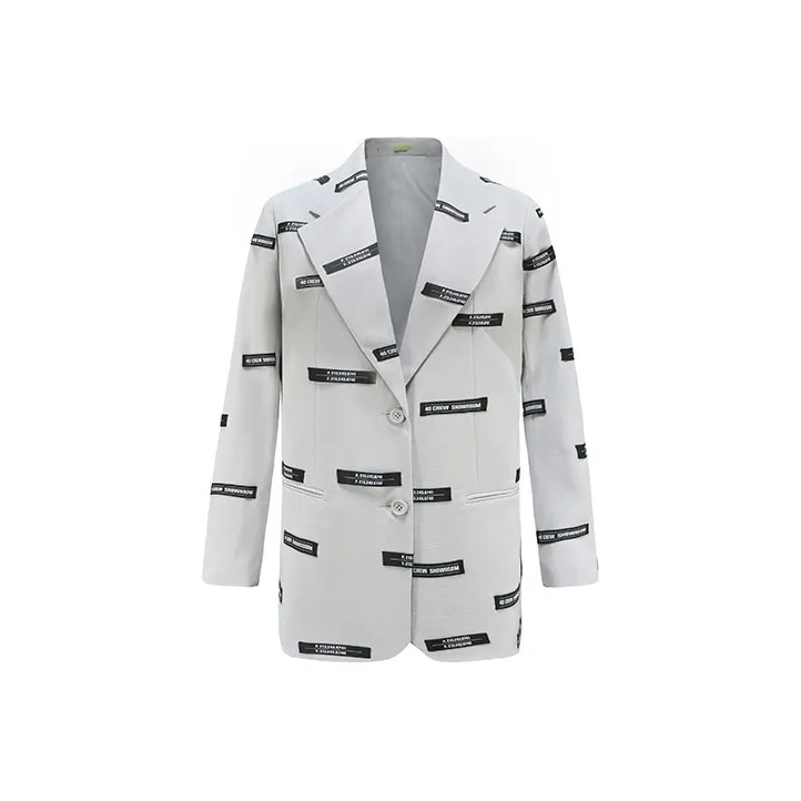 40 CREW Business Suits Unisex Light Gray-0