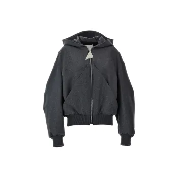The Attico Oversized Hooded Bomber Jacket