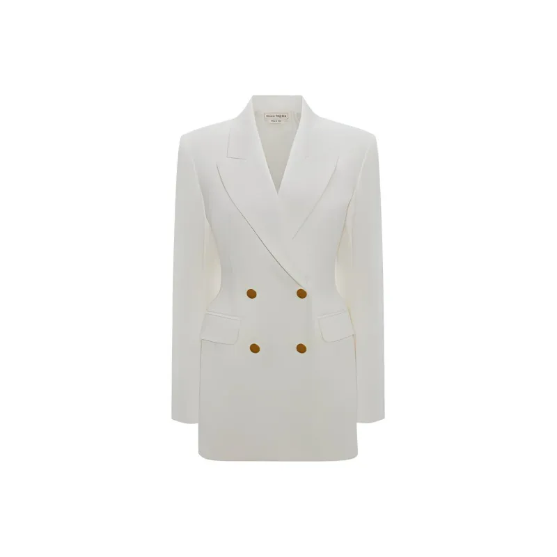 Alexander McQueen Double Breasted Buttoned Jacket-0