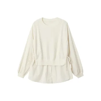 Huagaa Knitwear Women's Apricot