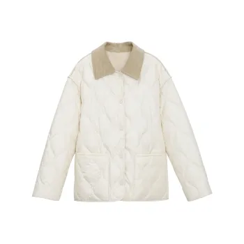 Fstudio Fall And Winter Cropped Down Jacket Coat Women's