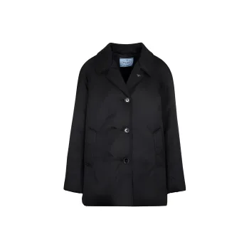 PRADA Buttoned V-Neck Coat