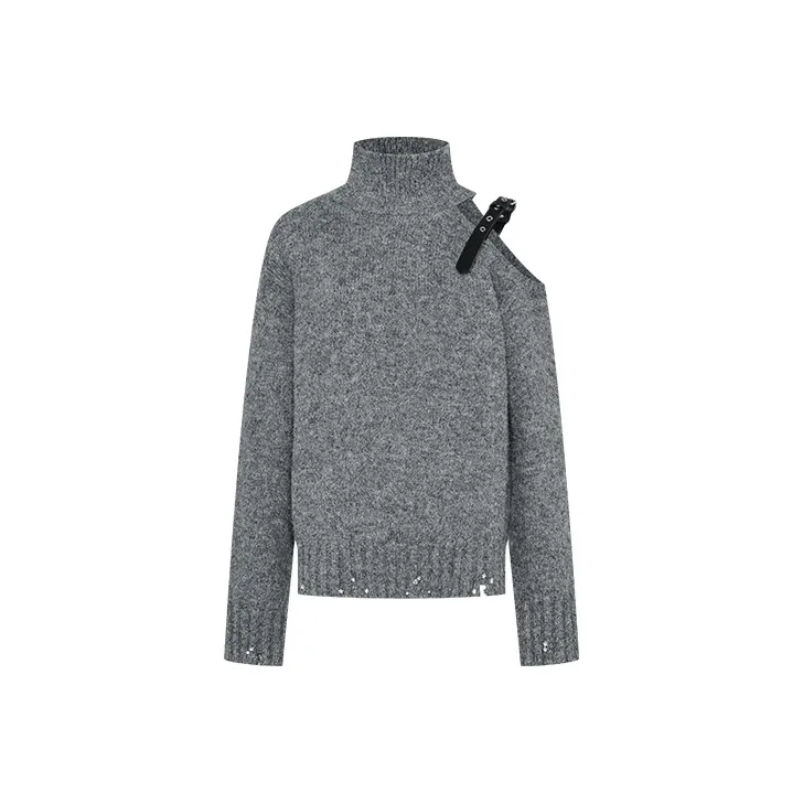 URBAN REVIVO Knitwear Women's Dark Gray Heather Gray-0