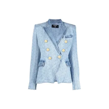 BALMAIN Business Suits Women's Blue