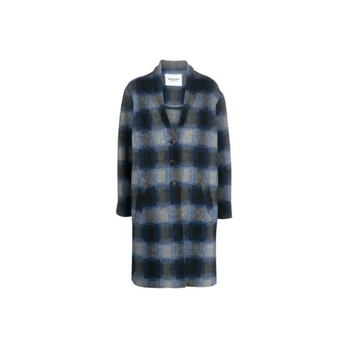ISABEL MARANT ETOILE Fontizi Check-pattern Midi Coat