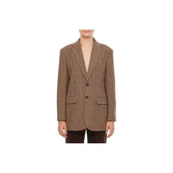Polo Ralph Lauren Single-breasted Houndstooth Tweed Blazer