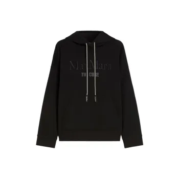 'S MAX MARA Agata Logo Embroidered Drawstring Hoodie