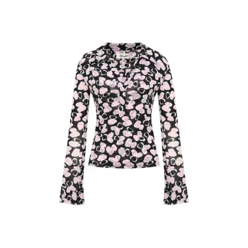 Diane Von Furstenberg SS25 Shirt Women's Black