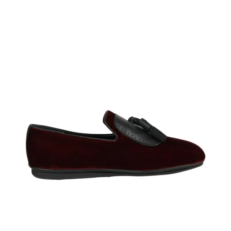 FERRAGAMO Finnegan Casual Shoes Men's Dark Red-1