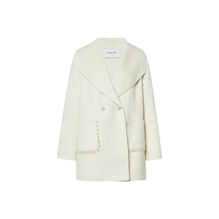 TAMMY TANGS Coats Women's White-0