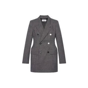 Balenciaga Coats Women's Gray
