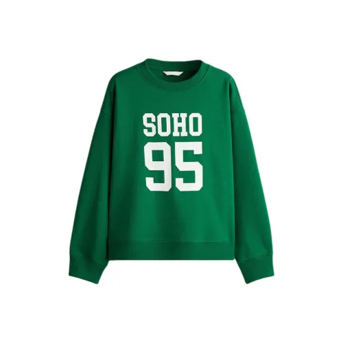 H&M Sweatshirts Women's Green