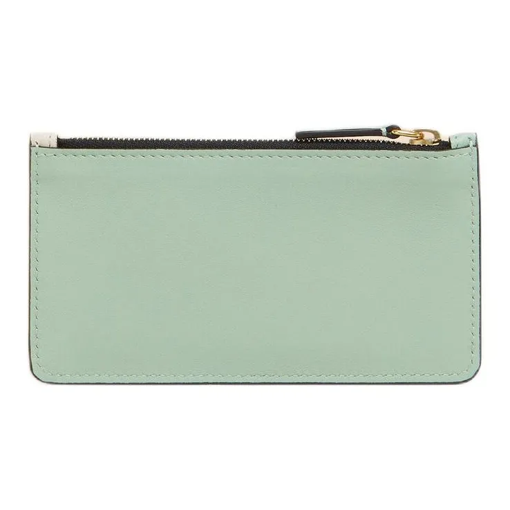 MARNI Trunkaroo Calfskin Card Holder Women's Beechwood Color, Shell Color, And Cinnamon Color.-2