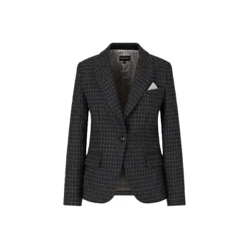 EMPORIO ARMANI Business Suits Coats Women's Black