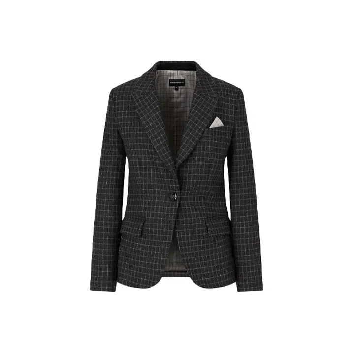 EMPORIO ARMANI Business Suits Coats Women's Black-0